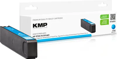 Zdjęcie produktu dla KMP H165CX, Wysoka (XL) wydajność, Cyjan, 115 ml, 7000 stron(y)