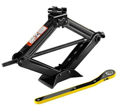 Productafbeelding van Autokrik schaarkrik krik - 1,5 ton - 105 mm - 385 mm - Zwart