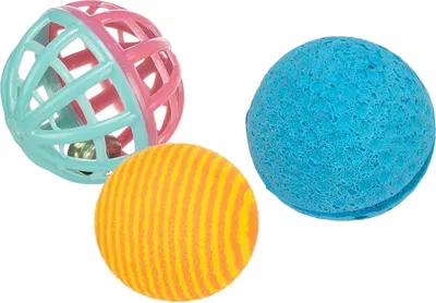 Image de Trixie set de 3 balles de jeu - 3,5 - 4 cm