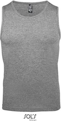 Produktbild von SOLs 11465 | Herren Tank Top T-Shirt Justin - Farbe: Grey Melange - Größe: S