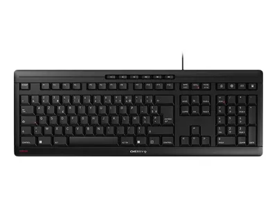 Obrázok produktu pre CHERRY STREAM Kancelárska klávesnica USB AZERTY francúzska čierna