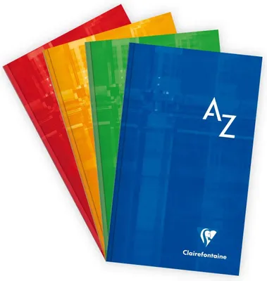 Produktbild von Clairefontaine 5x Adressbuch 11x17cm 96 Blatt kariert Sortiert 9509C