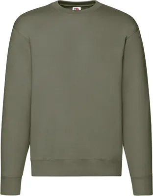 Obrázok produktu pre Fruit of the Loom 62-154-0 | Herren Premium Set-In-Sweat - Farbe: Größe: Classic Olive: L