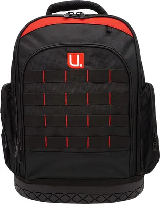 Produktbild von U. Uberlux Werkzeugrucksack mit Laptopfach gepolstert leer Werkzeugtasche Rucksack Arbeitstasche Arbeitsrucksack Elektriker Handwerker groß schwarz