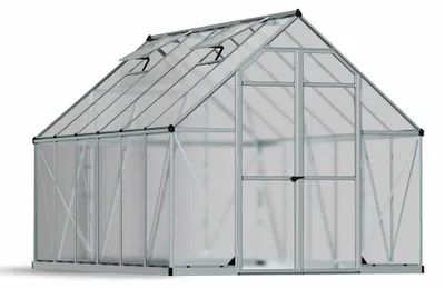 Produktbild von Palram - Canopia Aluminium Gewächshaus Essence 812 Silber 366x243x231 cm