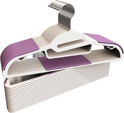 Produktbild von Famanu Kleiderbügel Antirutsch mit 360° drehbarem Haken - 41 cm