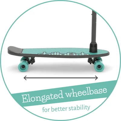 Image de Chillafish SkatieSkootie (Skatebord und Roller in einem, Mint) CPSS02MIN