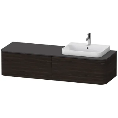 Produktbild von DURAVIT HP4944R6969 WTU HappyD2+ wandh.,354x1600x550mm