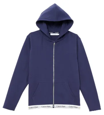Obrázek produktu pro Mikina na zip Calvin Klein Jeans Kids, uni, modrá (barva: Pe). Model: KK0KK00111