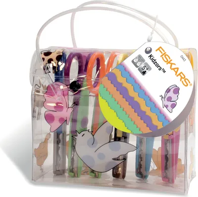 Image de Fiskars Kidzors - sada x 6 pták, kuře, prasátko, včelka, motýl, kráva (1003730)
