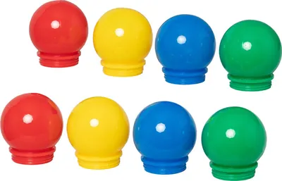 Produktbild von Ersatzkugeln für Multicolour Girlande 8 Stück Mehrfarbig