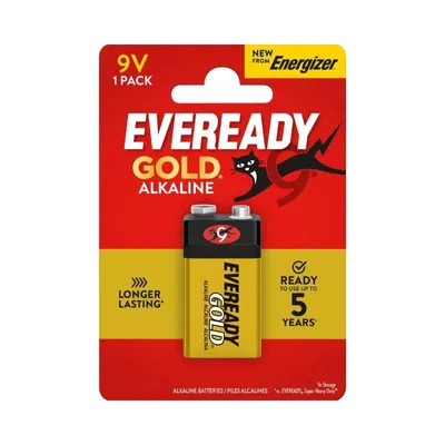 Productafbeelding van Eveready Gold batterij van Energizer, 9V - 1 stuk