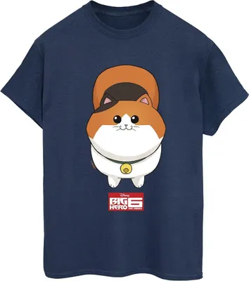 Produktbild von Disney - "Big Hero 6" T-Shirt für Damen BI15792 (L) (Marineblau)