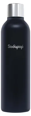 Obrázek produktu pro Nerezová láhev SODAPOP 750 ml, černá, pro modely Logan a Cooper Pro
