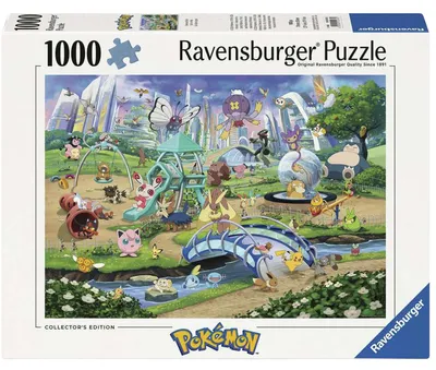 Productafbeelding van Puzzel voor volwassenen, 1000 stukjes - Pokémon - Eevee en het park