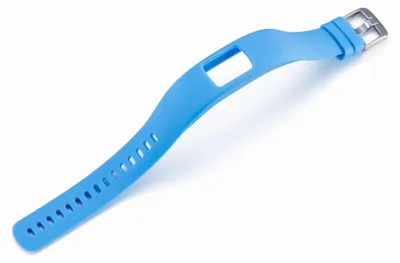Produktbild von By Qubix Silikon Sportarmband - Blau - passend für Garmin Vivofit 4