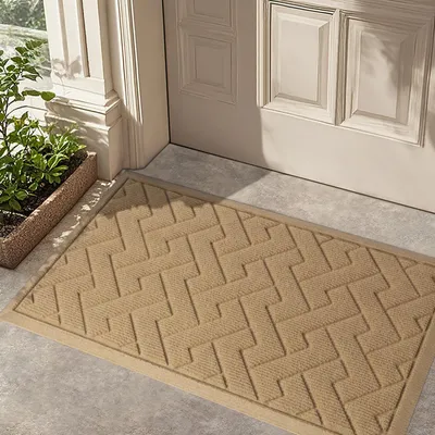 Image de Tapis d'entrée absorbant, dimensions 60 x 90 cm, pour intérieur et extérieur