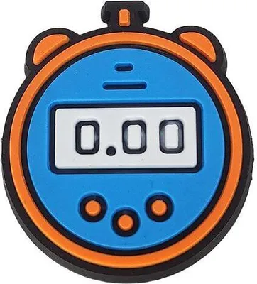 Produktbild von Shoe Charms für Clogs Schuh Pin Sport Anstecker für Crocs Stoppuhr