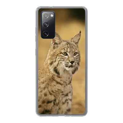 Produktbild von MuchoWow® Handyhülle Schutzhülle Hülle für Samsung Galaxy S20 FE Luchs - Braun - Gras Silikon Softcase Handy Hülle - Abdeckung