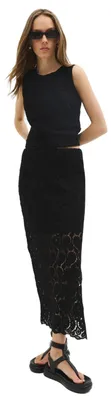 Produktbild von Maxirock mit geradem Schnitt, Black, M