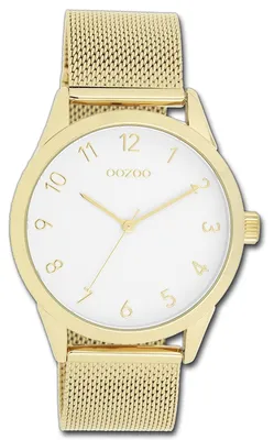 Produktbild von Oozoo Damenuhr Timepieces gold Metallarmband Quarz Analoguhr D3UOC11322