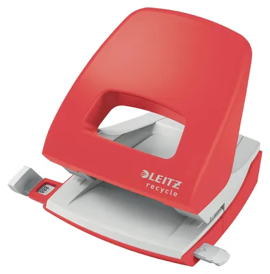Productafbeelding van Leitz 5003-00-25 5003 Locher NeXXt, recyclebaar - 30 vel, rood