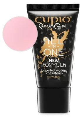 Produktbild von RevoGel Hybrid Nagelgel für Nagelverlängerung und Korrekturen Baby Pink 30g