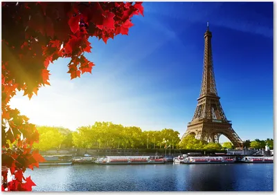 Produktbild von Tulup® Leinwandbild - 100x70 cm - Wandkunst - Drucke auf Leinwand - Leinwanddruck  - Sehenswürdigkeiten & Architektur - Mehrfarbig - Eiffelturm Paris