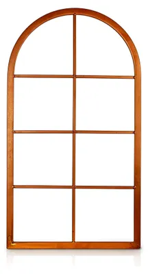 Produktbild von Metall Deko Fenster - Stallfenster mit Halbbogen - Vintage Deko