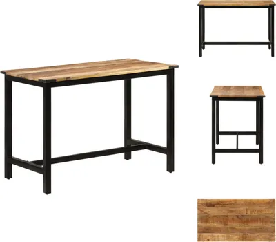 Zdjęcie produktu dla vidaXL Stół do jadalni 110x60x76 cm lite drewno mango - Stoły do jadalni