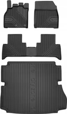 Produktbild von SET 77 Fußmatten und Fußmatten Renault Grand Scenic 3 2009-2016 7 Sitze mit