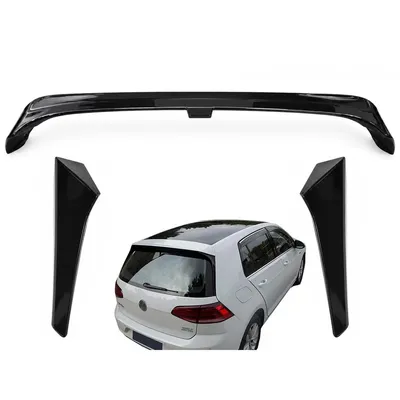 Obrázek produktu pro Spoiler na přední sklo a střechu VW Golf 7 VII (2012–2017), facelift, design GTI.