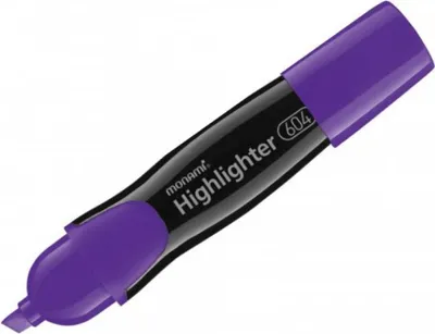 Image de Surligneur Monami 604, pointe biseautée 1-6mm, violet