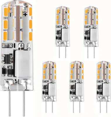 Produktbild von 6X G4 1.5W LED Glühbirne 3000K Warmweiß AC/DC12V Leuchtmittel Ersatz 20W Halogen Lampe Nicht Dimmbar Kein Flackern