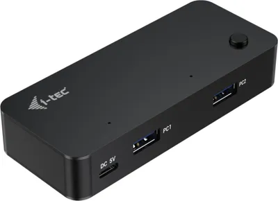 Zdjęcie produktu dla I-TEC i-tec Uniwersalny KVM HUB 2x USB-C + 2x USB-A 3.0