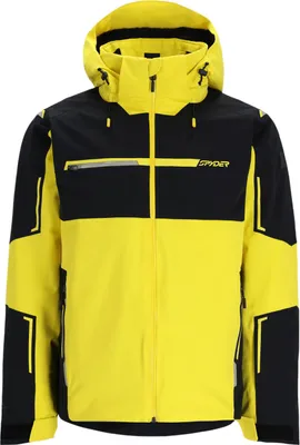 Produktbild von SPYDER Titan Herren Skijacke mit abnehmbarer Kapuze gelb XXXL