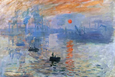 Produktbild von Poster 60x40cm Impression, Sunrise, Monet Vintage für das Wohnzimmer