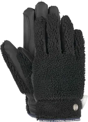 Produktbild von Imperial Riding Handschuhe Furry Star Black HW 2022, Größe:XS