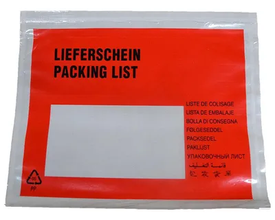 Produktbild von 1000x Dokumententaschen Begleitscheintaschen *Lieferschein* C5 235x175mm