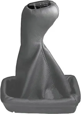 Produktbild von Schaltknauf Schaltmanschette Überzug passend für Mercedes W210 (95-03)  Grau