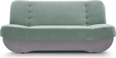 Produktbild von MOEBLO Schlafsofa PAFOS – Sofa Kippsofa Klappsofa Click-Clack Couch mit Bettkasten und Schlaffunktion (BxHxT): 192x90x87 cm (SORO 34 + SORO 83 - Mint + Hellgrau)
