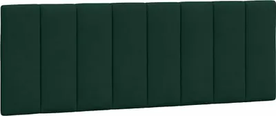 Produktbild von vidaXL Kopfteil-Kissen "Hanko" Dunkelgrün 120 cm Samt