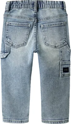Produktbild von Name It Kinder Jeans BEN TAP, normale Passform, mittlere Leibhöhe, 5-Pocket, Usedlook, verstellbarer Bund