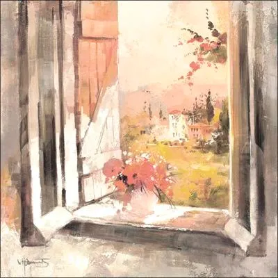 Produktbild von Leinwandbild Tuscan Garden I 40x40 cm