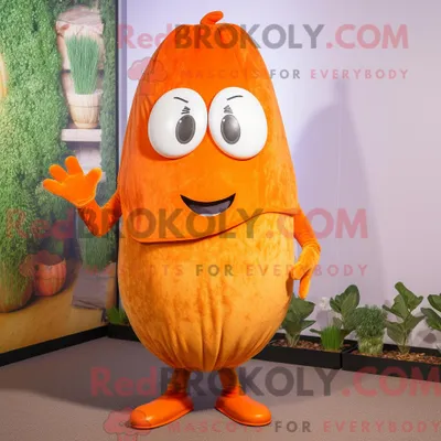 Zdjęcie produktu dla Oransje REDBROKOLY Shakshuka-maskotdraktfigura kamizelka medyczna i wyborca