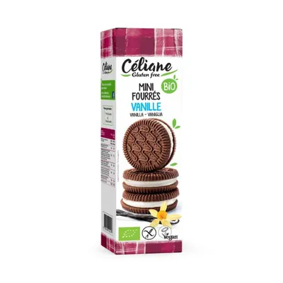 Produktbild von Mini Doppelkeks - Vanillefüllung 125g 12er Pack