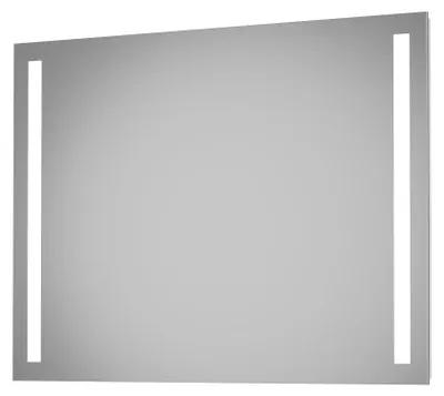 Produktbild von LED Badspiegel 100×70 cm, Aluminiumrahmen, Lichtfarbe neutralweiß, IP24