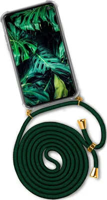 Produktbild von TWIST-Case + TWIST-Cord für Samsung Galaxy S10, Farbe:Deepest Jungle (Gold)
