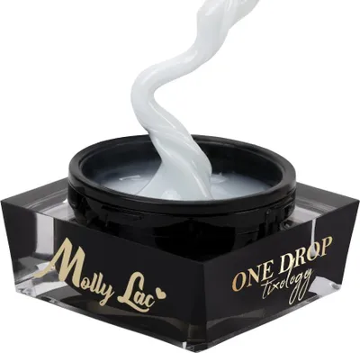 Image de MollyLac One Drop Tixology Silky White 5 g thixotropes Aufbaugel