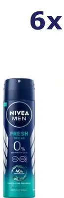 Produktbild von 6x NIVEA MEN Fresh Ocean Deodorant Spray 150 ml